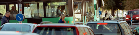 Trafikträngsel Foto: Mats Persson