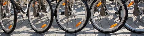 Parkerade cyklar. Foto: Colourbox
