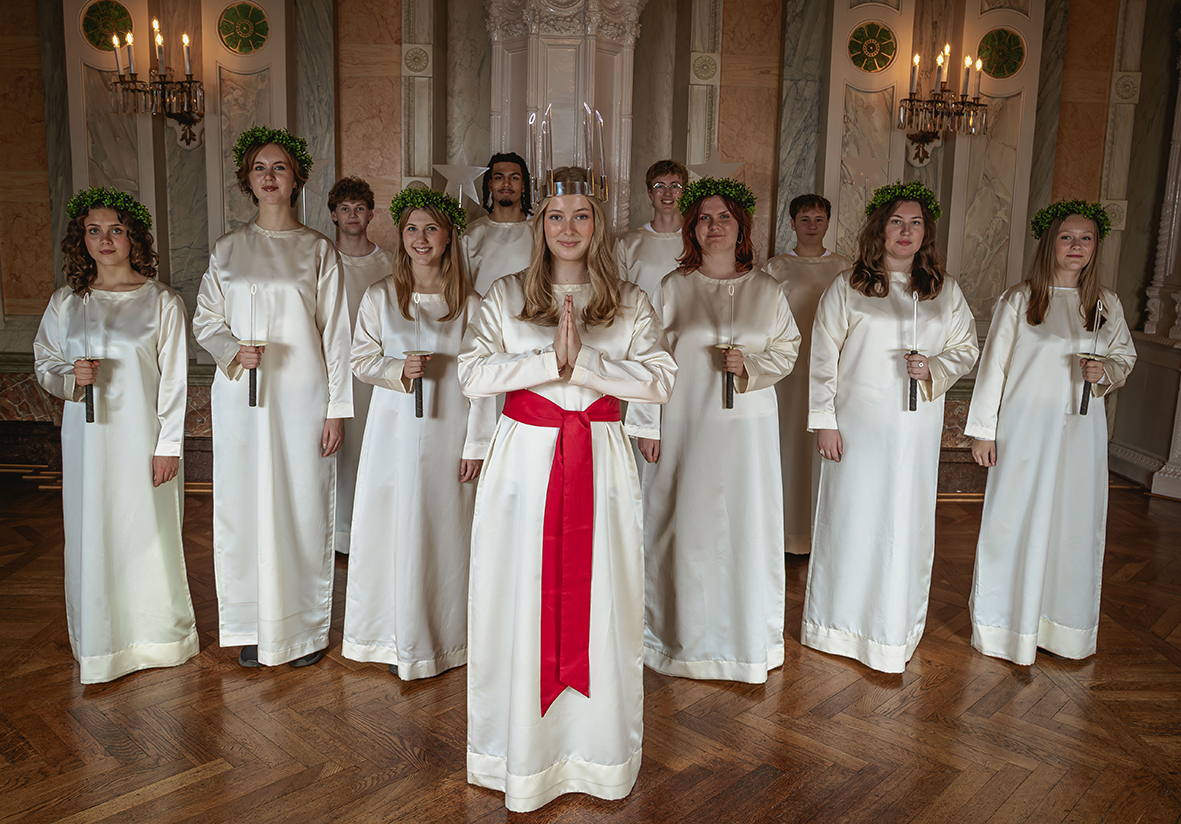 Malmö lucia och luciafölje 2024.