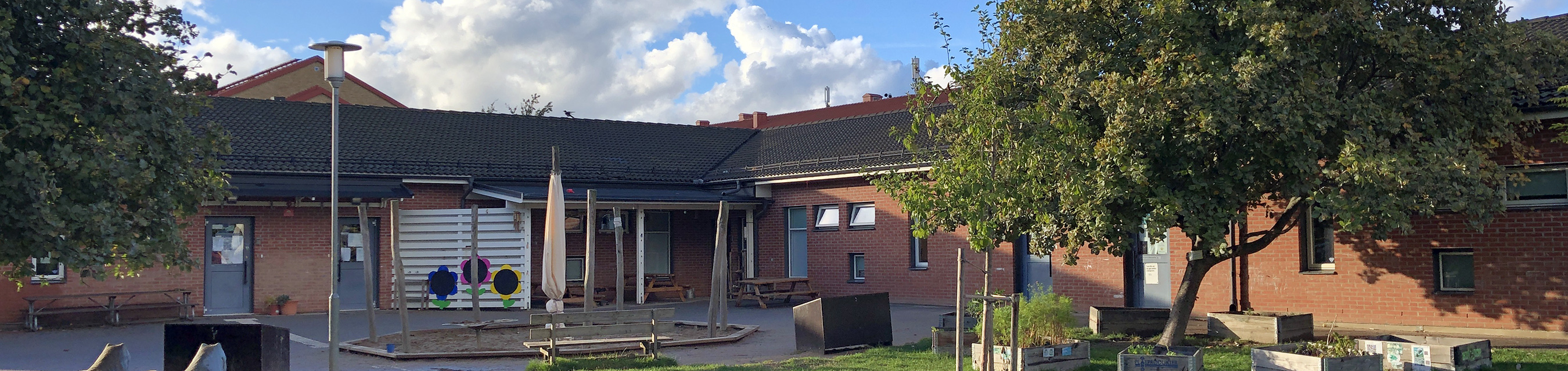 Flodillerns förskola och gård.