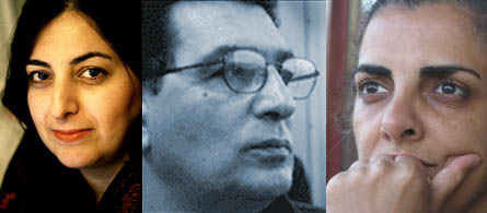 Asieh Amini, Masoud Behnoud och Parvin Ardalan