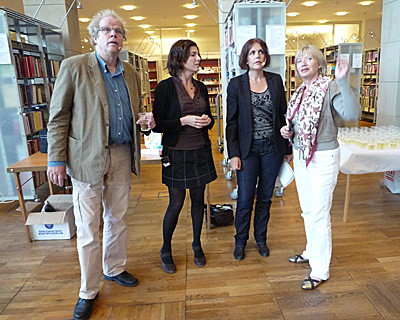 Helge Krarup, Kirsten Hammann, Christina Hesselholdt, Elsebeth Tank. Foto: Thomas Grundberg