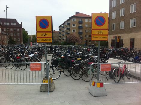 Cykelparkeringen som upphör 28 maj