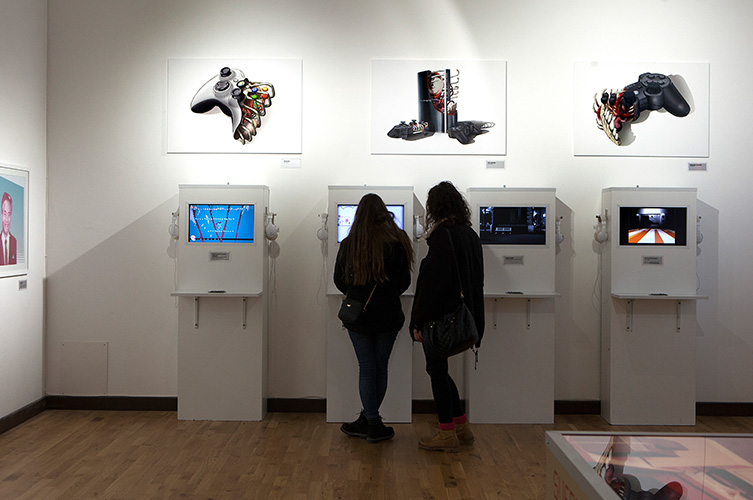 Museet använder olika former av digitala lösningar i utställningar. 